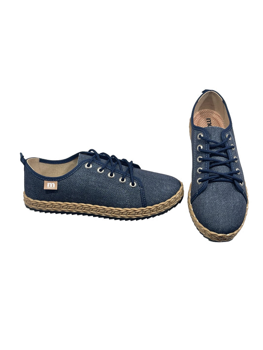 Tênis Feminino Casual Tecido Denim Moleca 5696.303