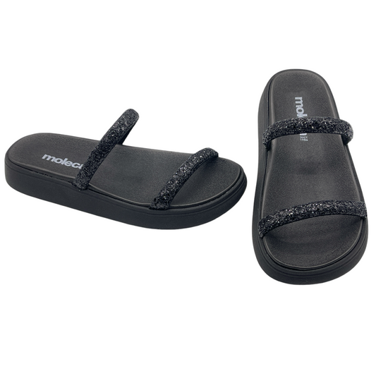 Chinelo Feminino Slide Tira Maxi Glitter Moleca 5507.100