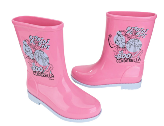 Bota Galocha Grendene Kids Disney Rain Magic Cinderella 22731