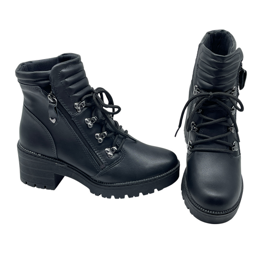 Bota Coturno Feminina Salto Grosso Tratorada Mississipi MI621A