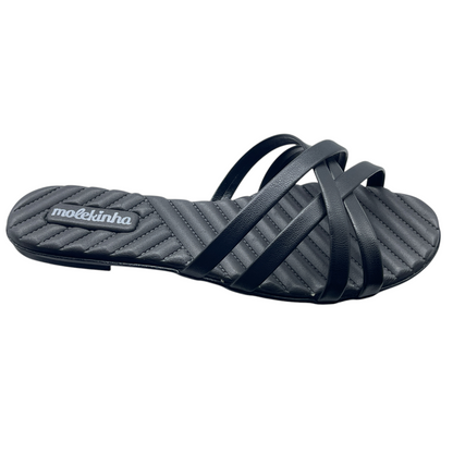 Chinelo Rasteirinha Slide Casual Tiras Molekinha 2353.104