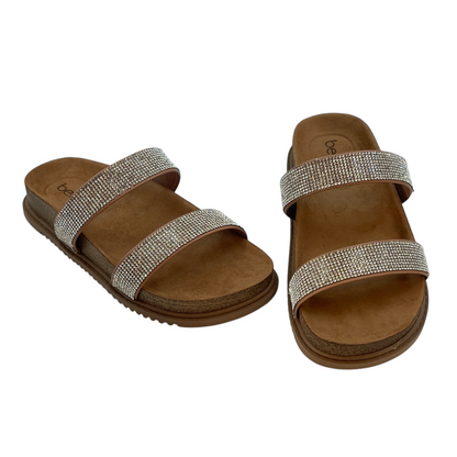 Sandália Feminina Rasteira Slide Strass Beira Rio 8523.106.27881