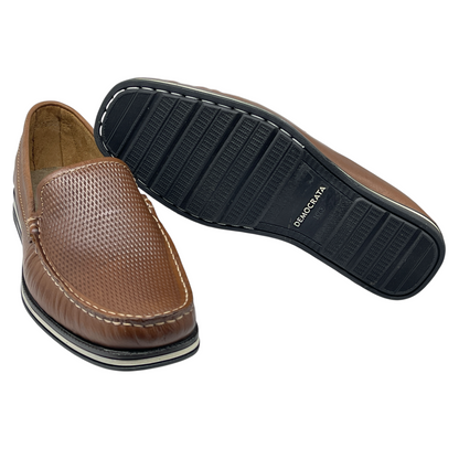 Sapato Masculino Mocassim Easy Ted Couro Democrata 135201
