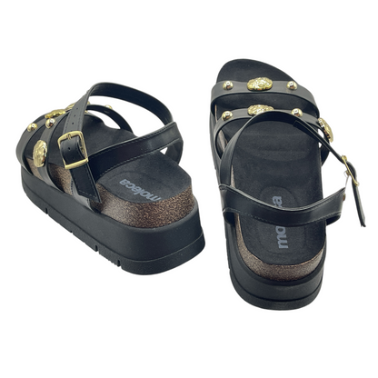 Sandália Feminina Plataforma Flatform Conforto Moleca 5513.104