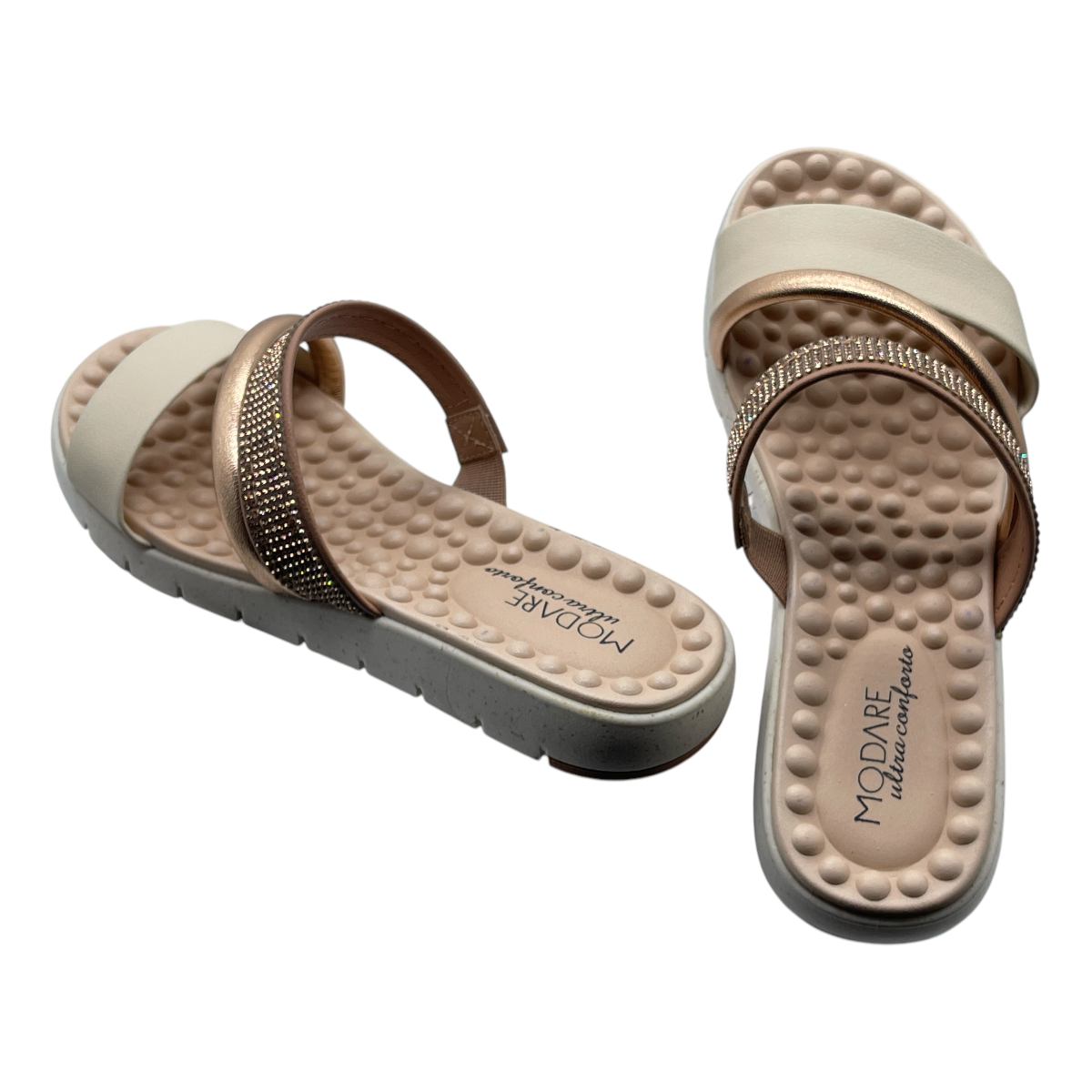 Tamanco Reflex Sense Strass Modare Ultraconforto 7162.221