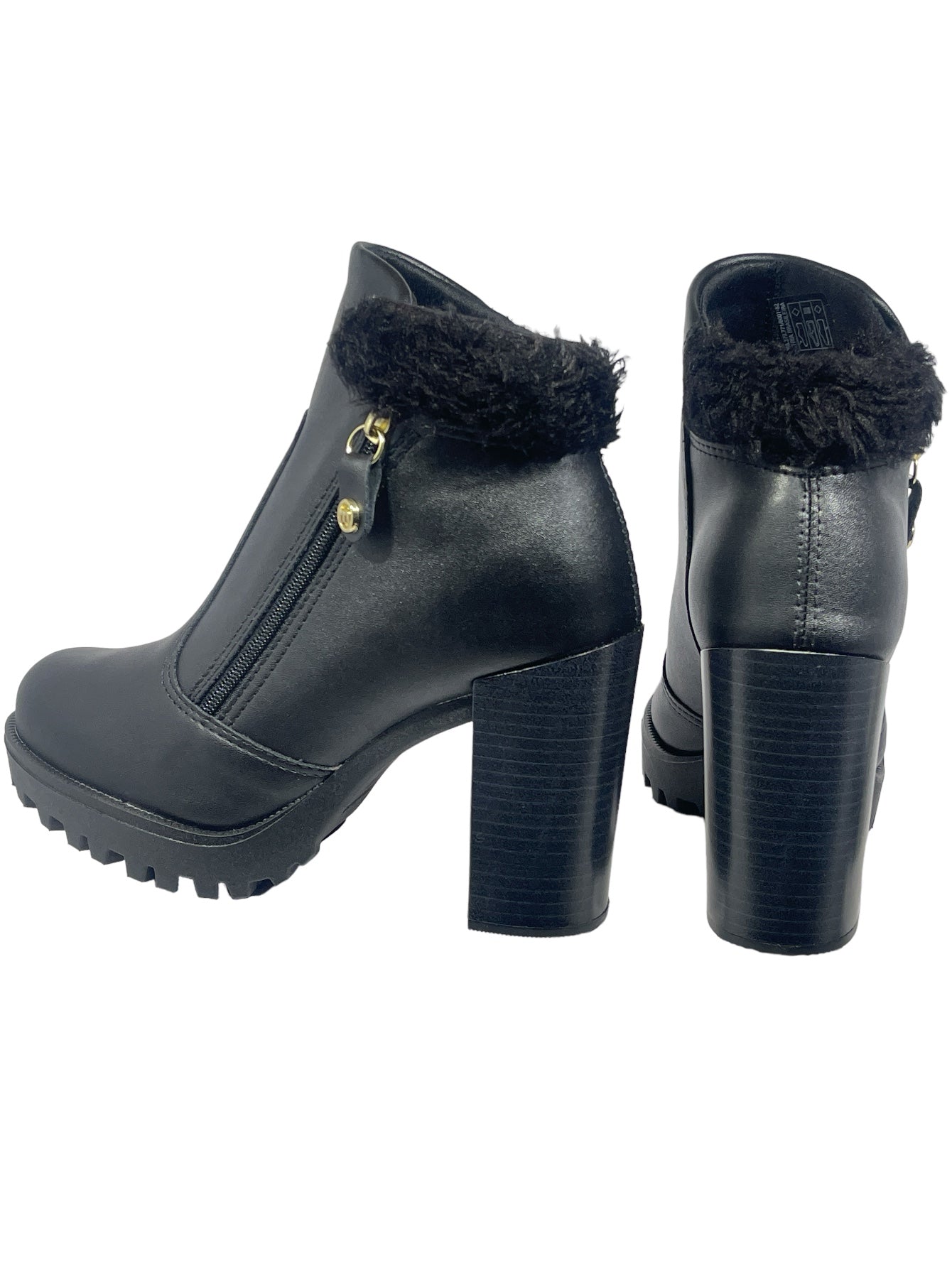 Bota Coturno Tratorada Salto Alto Cano Curto Moleca 5325.121