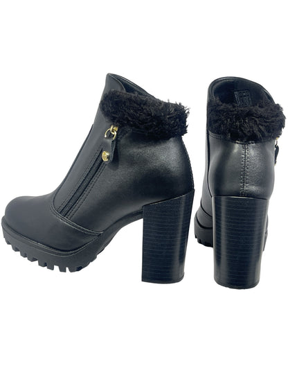 Bota Coturno Tratorada Salto Alto Cano Curto Moleca 5325.121