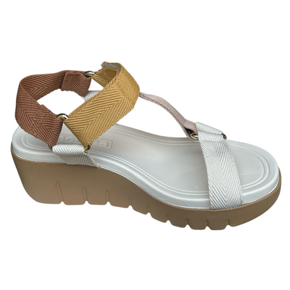 Sandália Feminina Flatform Tratorada Gorgurão Moleca 5536.101
