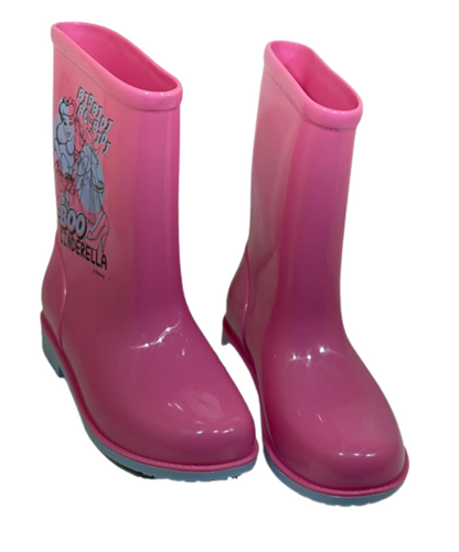 Bota Galocha Grendene Kids Disney Rain Magic Cinderella 22731