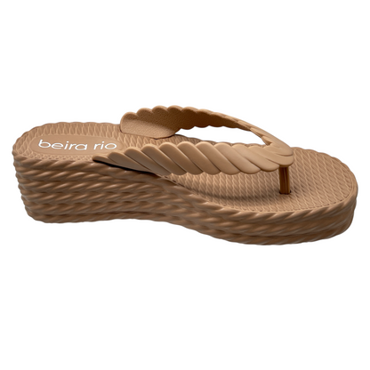 Chinelo Tamanco Casual Anabela Confortavel Beira Rio 8561.100