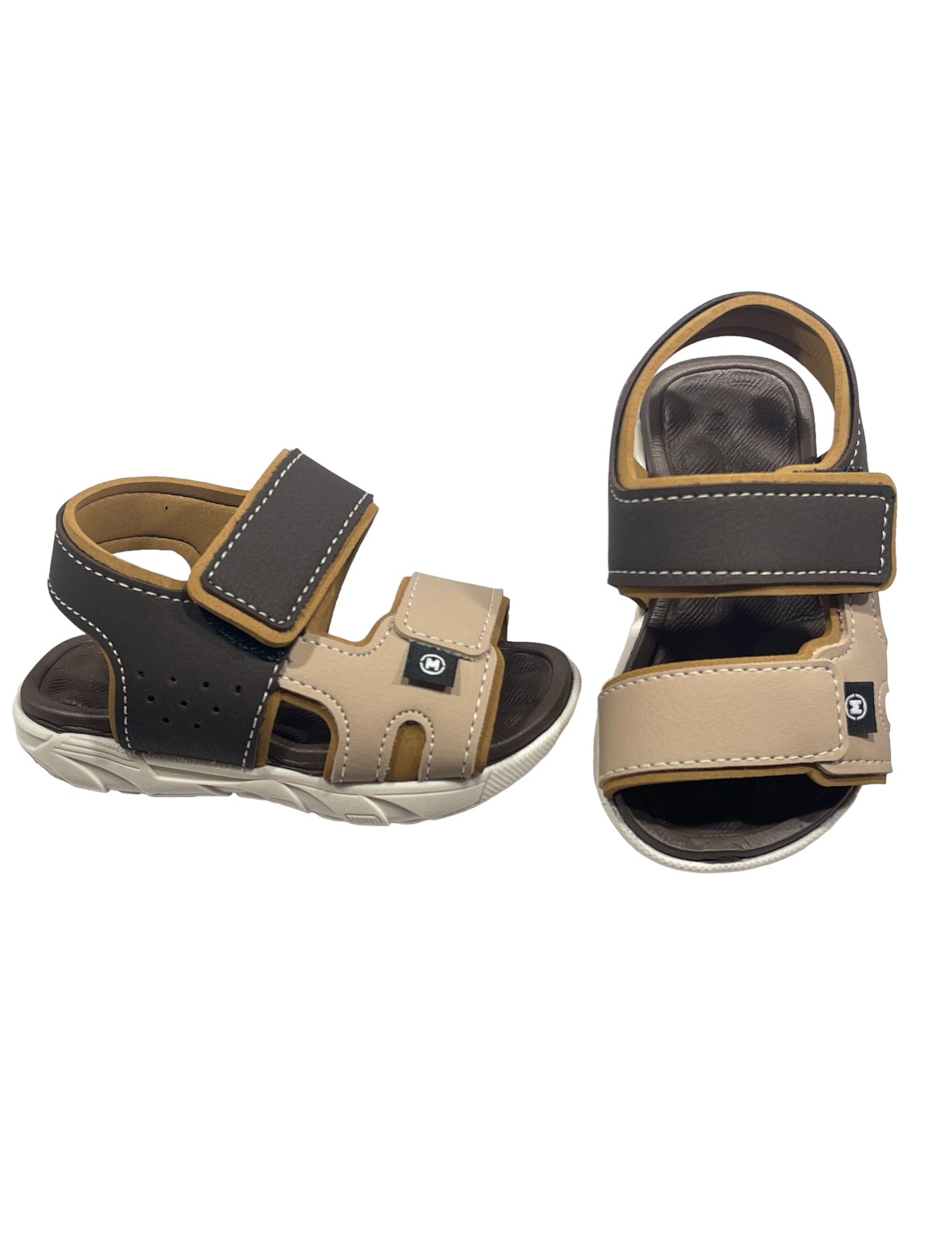 Sandália Papete Infantil Casual Rústico Molekinho 2135.137