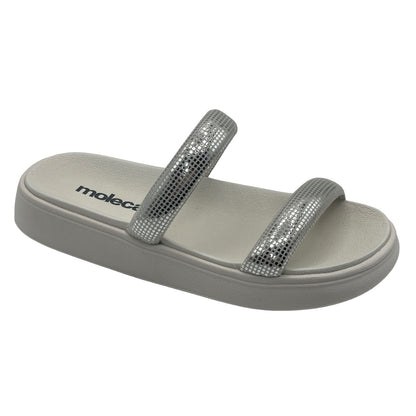 Chinelo Slide Tira Camurça Paris Glam Moleca 5507.101