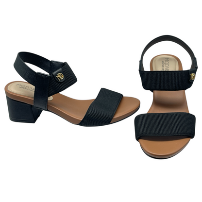 Sandália Elástico Canelado Salto Quadrado Modare Ultraconforto 7187.100