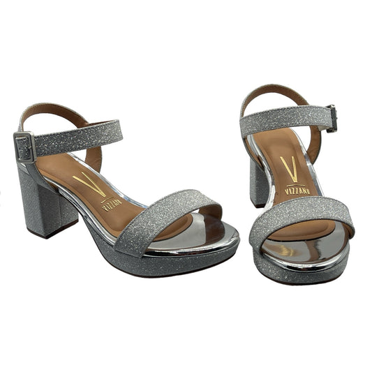 Sandália Feminina Salto Alto Grosso Glamour Vizzano 6425.110
