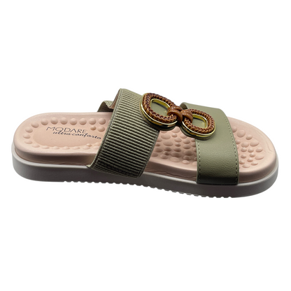 Chinelo Tamanco Slide C/ Elástico Modare Ultraconforto 7178.107