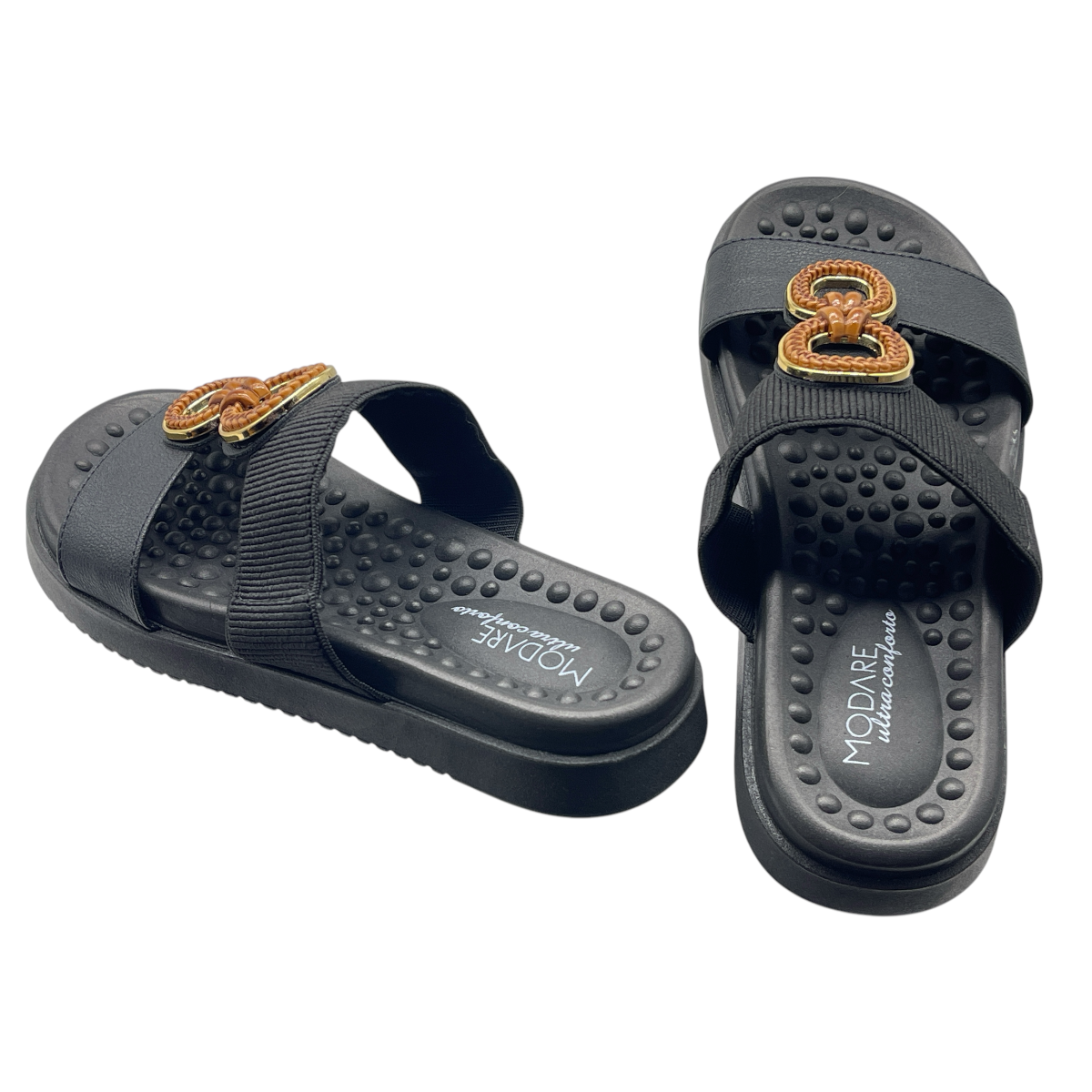 Chinelo Tamanco Slide C/ Elástico Modare Ultraconforto 7178.107