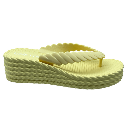 Chinelo Tamanco Casual Anabela Confortavel Beira Rio 8561.100