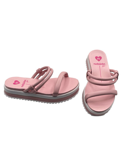 Chinelo Tamanco Slide Anabela Infantil Molekinha 2305.1560