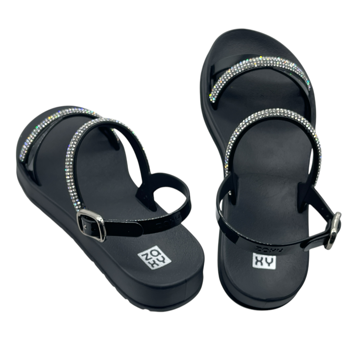 Sandália Papete Feminina Rasteira Zaxy Intense 19118