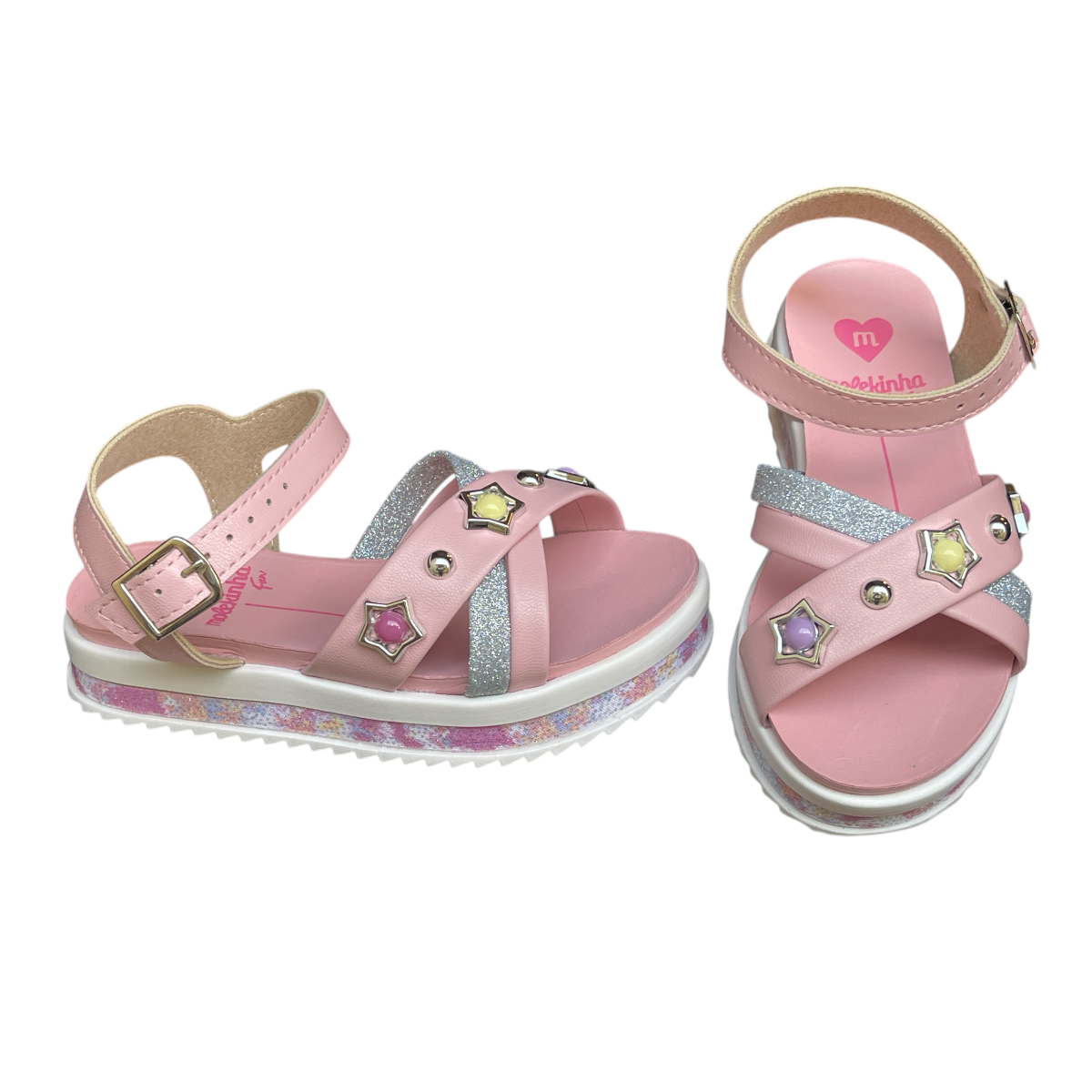 Sandália Papete Infantil Flatform Tratorada Molekinha 2305.1563