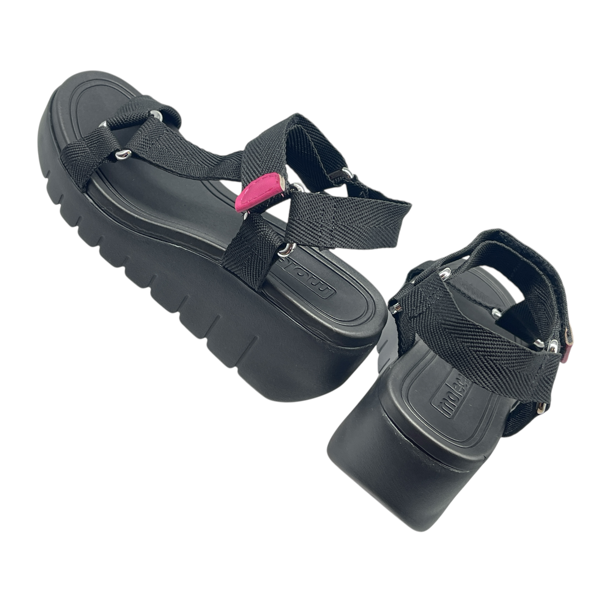 Sandália Feminina Flatform Tratorada Gorgurão Moleca 5536.101