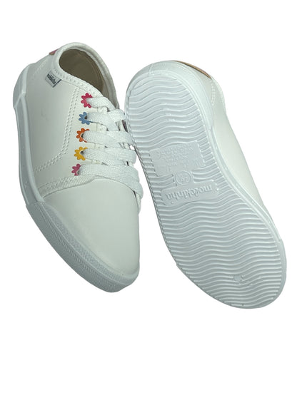 Tênis Infantil Meninas Napa Sardenha Flor Molekinha 2572.104