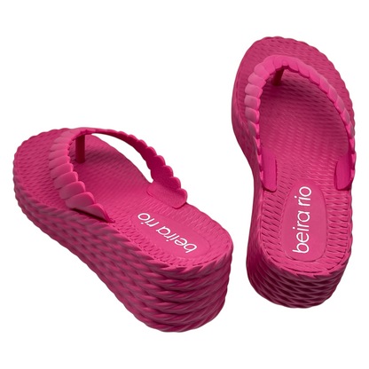 Chinelo Tamanco Casual Anabela Confortavel Beira Rio 8561.100
