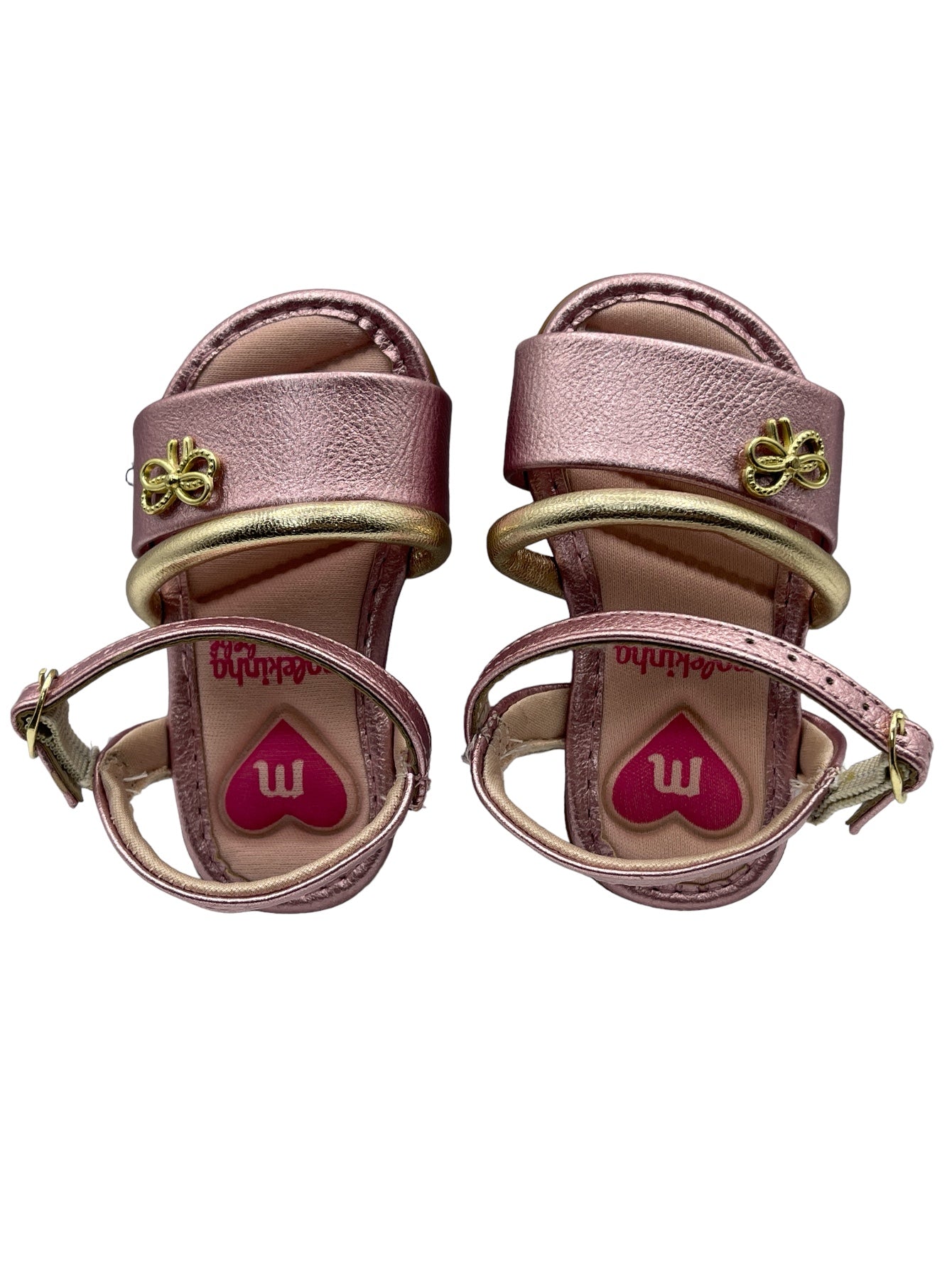 Sandália Infantil Papete Verniz Metalizado Molekinha 2112.671