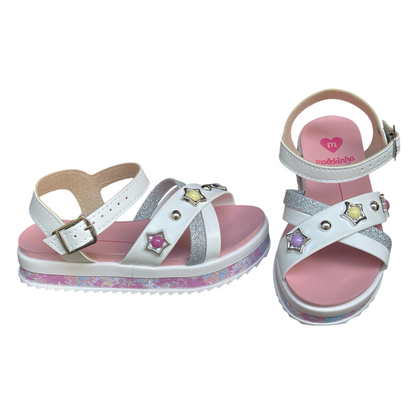 Sandália Papete Infantil Flatform Tratorada Molekinha 2305.1563