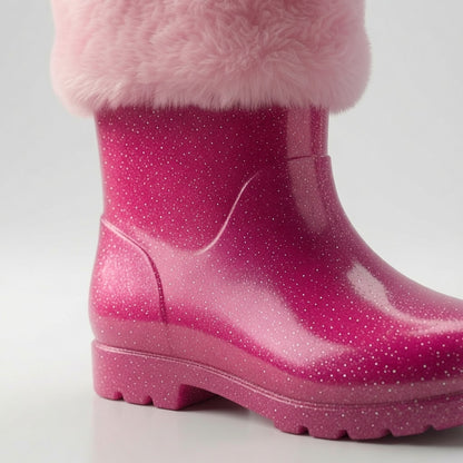 Bota Galocha Infantil Pelucia Charmosinha Chic 2256