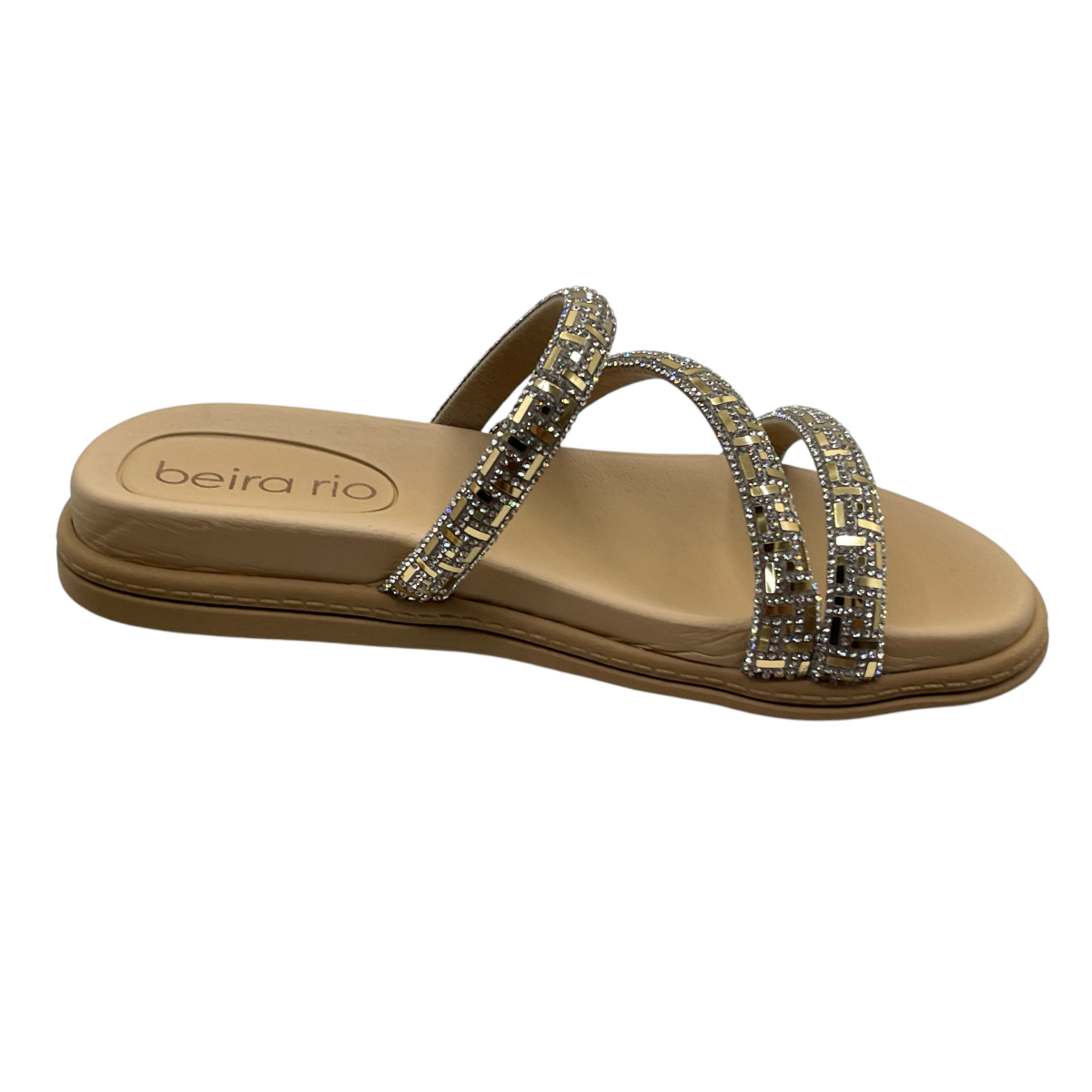 Chinelo Slide Tira Strass Verona Beira Rio 8488.108.28500