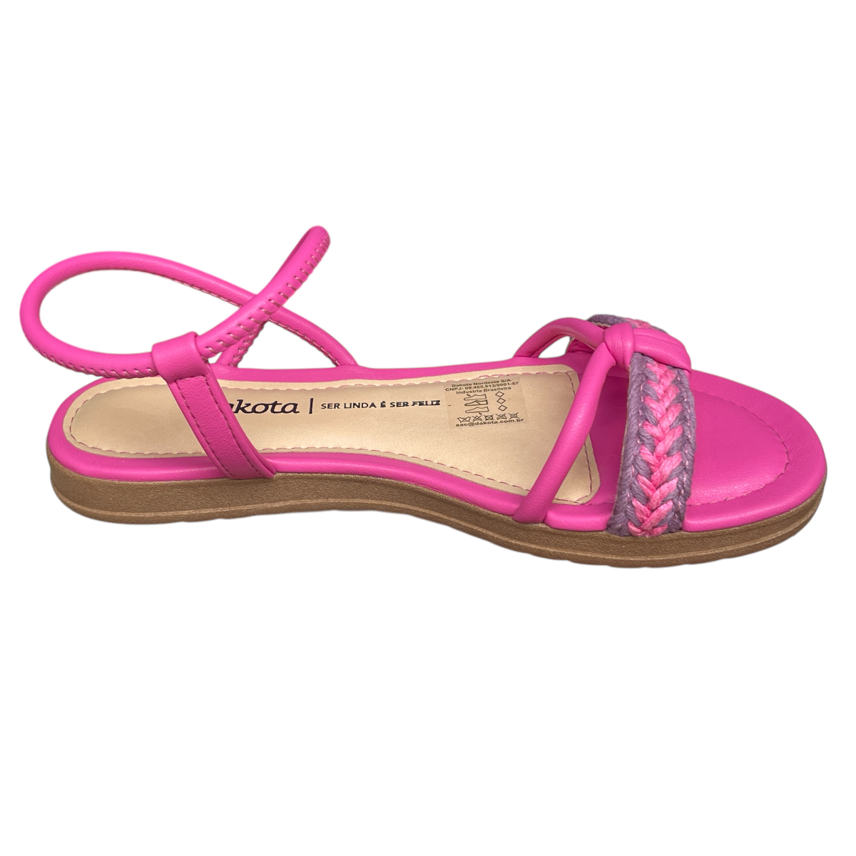 Sandália Feminina Rasteira Flatform Tratorada Dakota Y7471