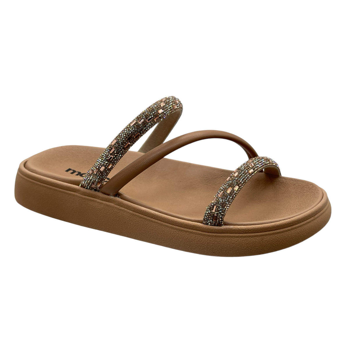 Chinelo Slide Tira Pronta Italia Strass Moleca 5469.121.28486