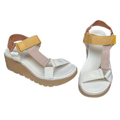 Sandália Feminina Flatform Tratorada Gorgurão Moleca 5536.101