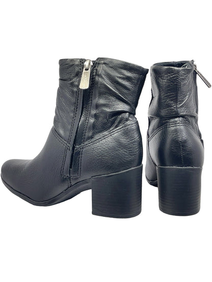 Bota Feminina Cano Curto Couro Burnish Bottero 346907-2