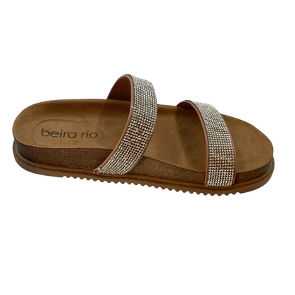 Sandália Feminina Rasteira Slide Strass Beira Rio 8523.106.27881