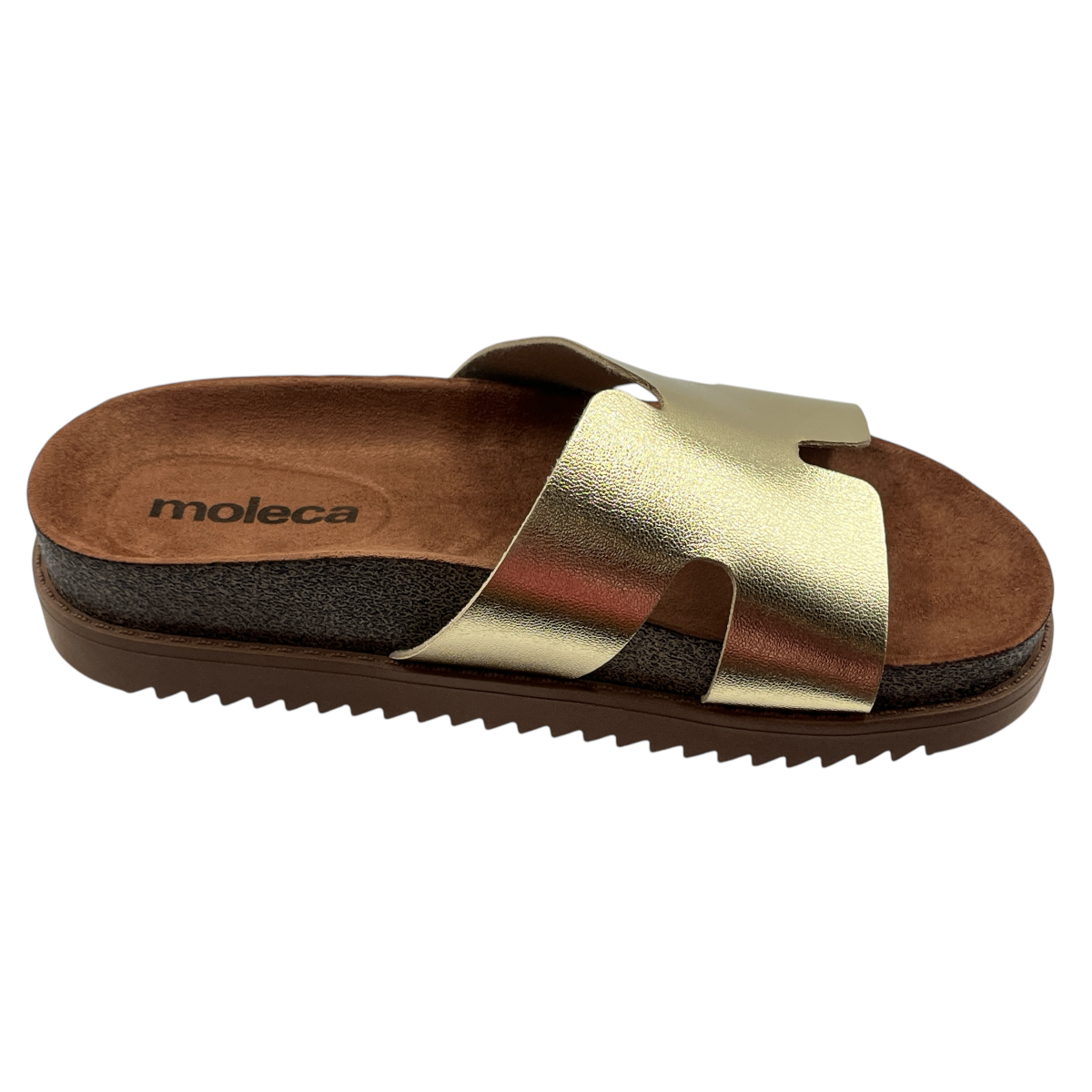 Sandália Feminina Slide Flatform Conforto Moleca 5500.100.14710