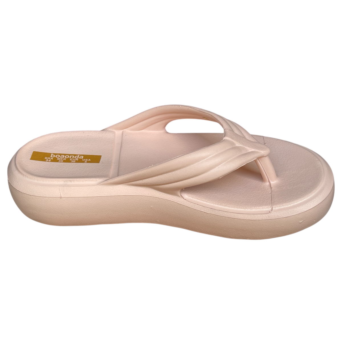Chinelo Tamanco Feminino Plataforma EVA  Alana Shine Boaonda 102