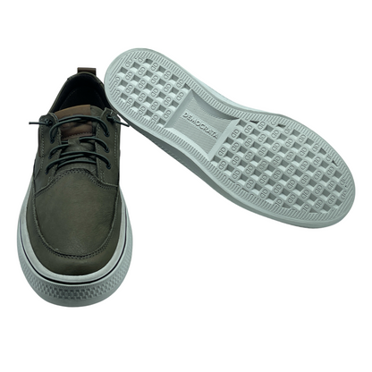 Tênis Masculino Denim Fender Couro Conforto Democrata 290202