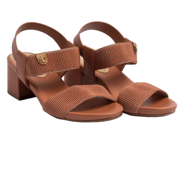 Sandália Feminina Com Elástico Canelado Modare Ultraconforto 7187.100