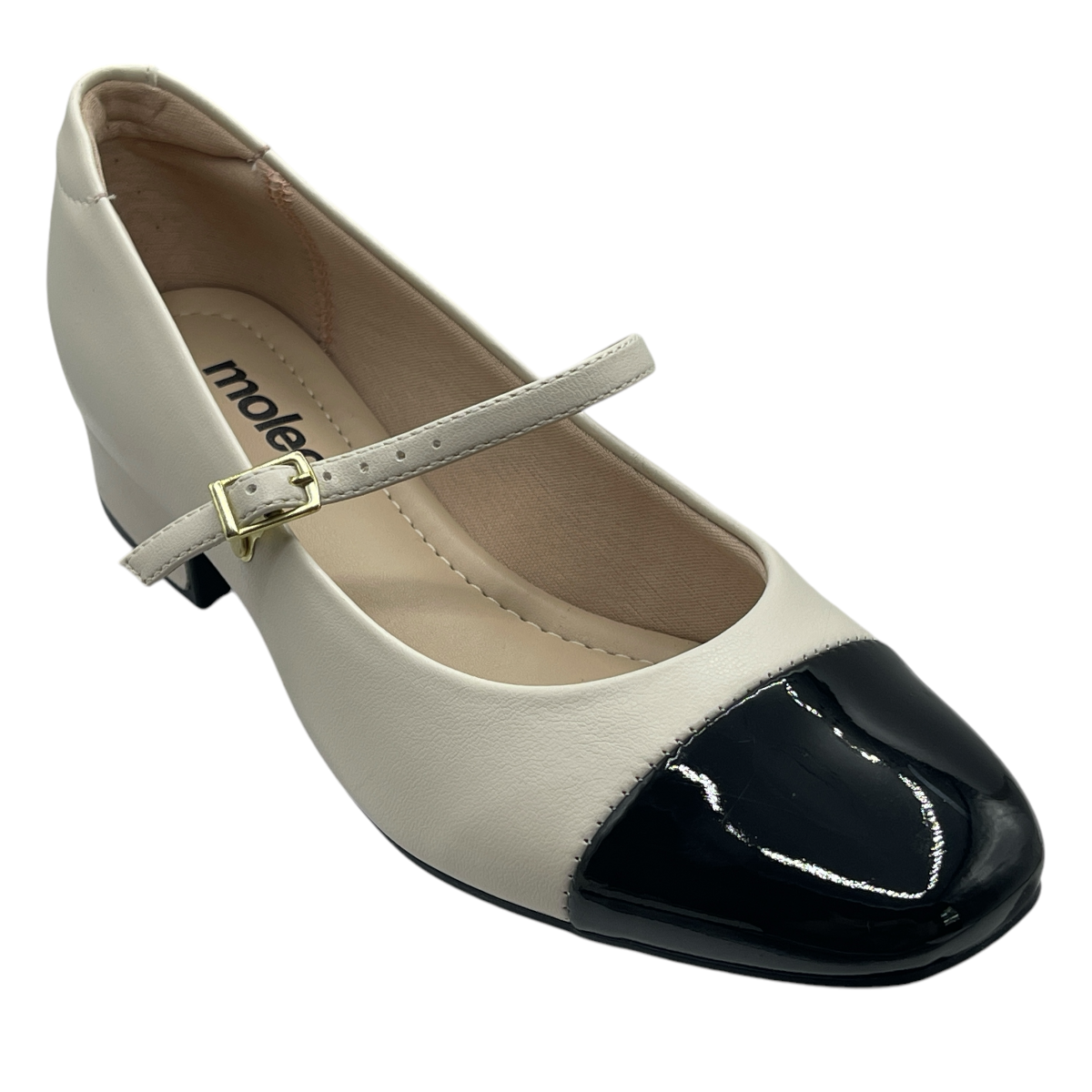 Sapato Feminino Boneca Salto Baixo Moleca 5795.103