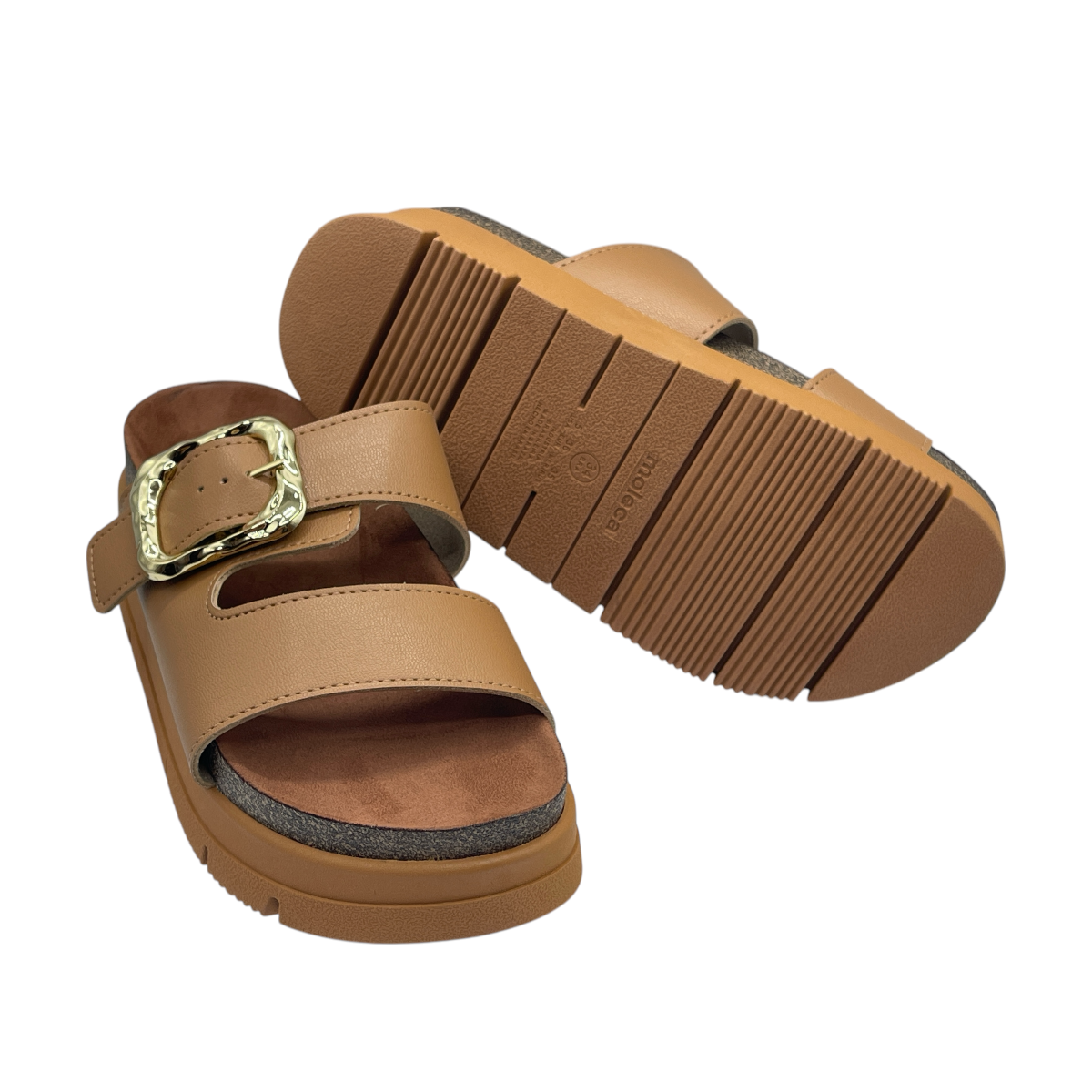 Sandália Tamanco Slide Flatfom Tratorada Moleca 5513.103