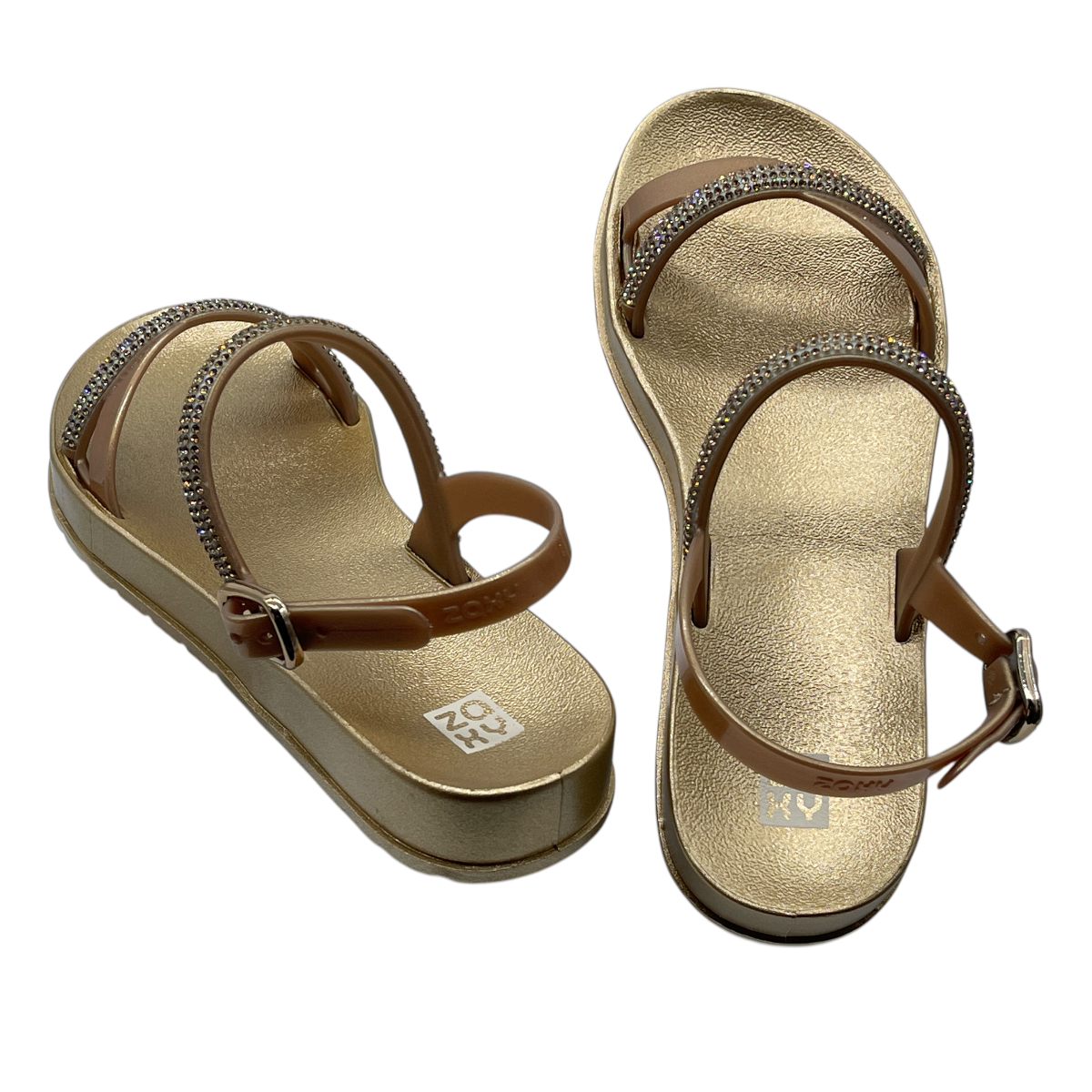 Sandália Papete Feminina Rasteira Zaxy Intense 19118