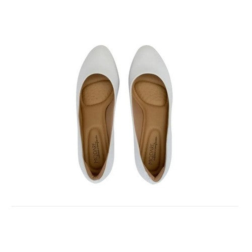 Scarpin Modare Branco  Enfermagem Conforto Para Seus Pés 7005.600
