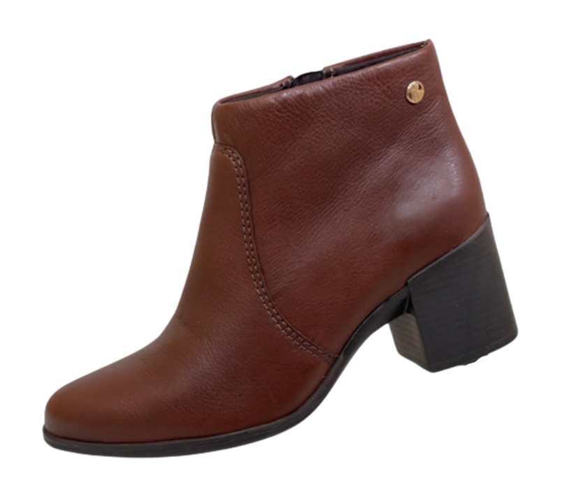Bota Cano Curto Feminina Couro Bottero 314721