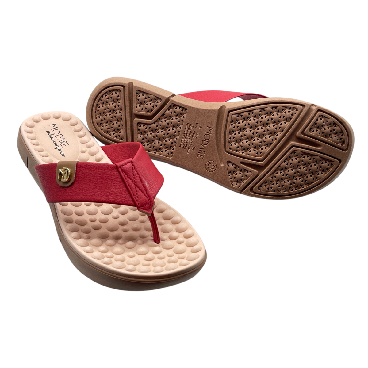 Chinelo Tamanco Sense Massageadores Modare Ultraconforto 7142.106