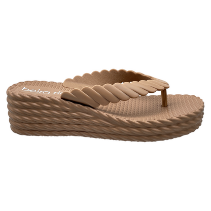 Chinelo Tamanco Casual Anabela Confortavel Beira Rio 8561.100