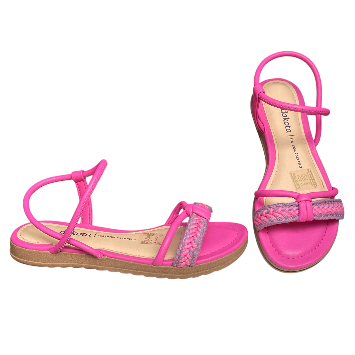 Sandália Feminina Rasteira Flatform Tratorada Dakota Y7471