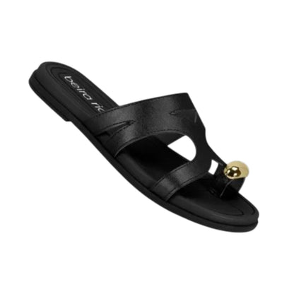 Sandália Feminina Casual Metalizada Beira Rio 8507.124