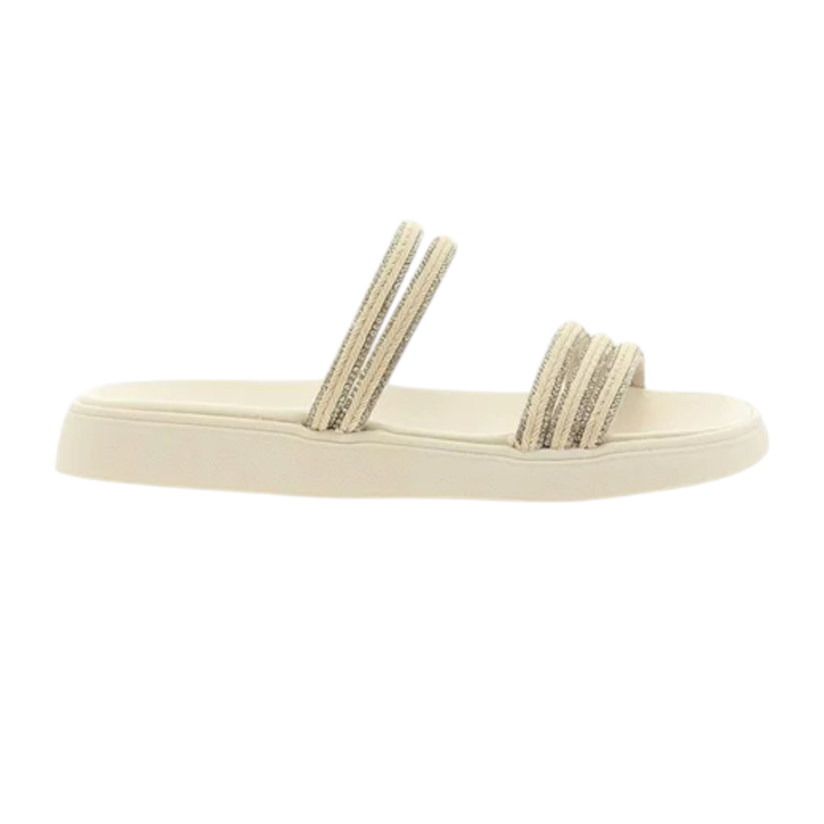 Chinelo Feminino  Moleca Brilho Casual 5469.135